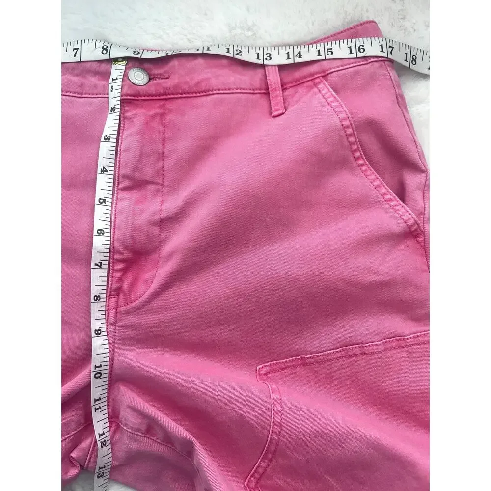 Chic Pistola Ashton Pink Straight Leg Carpenter Ankle Pants - Picture 5 of 7